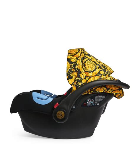 white versace car seat